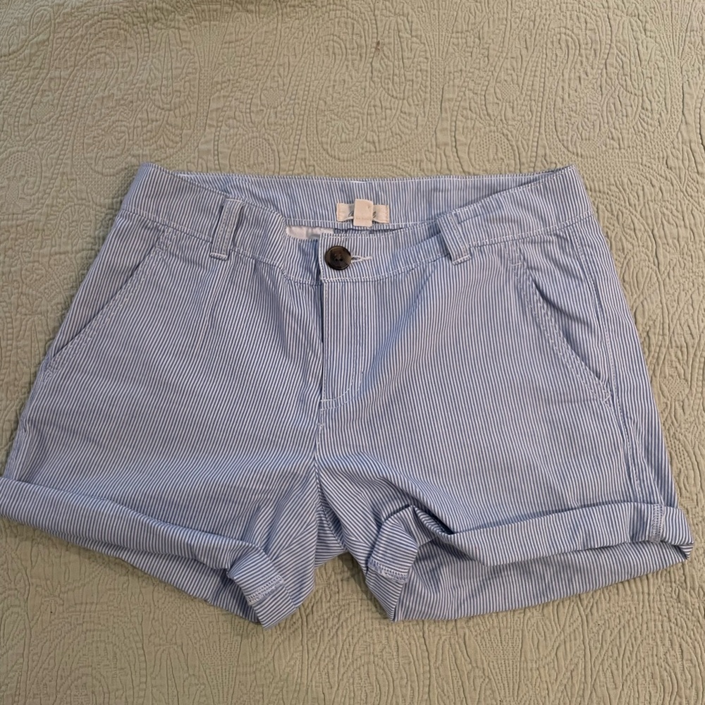 Aerie Blue Bermuda Shorts Relaxed Fit